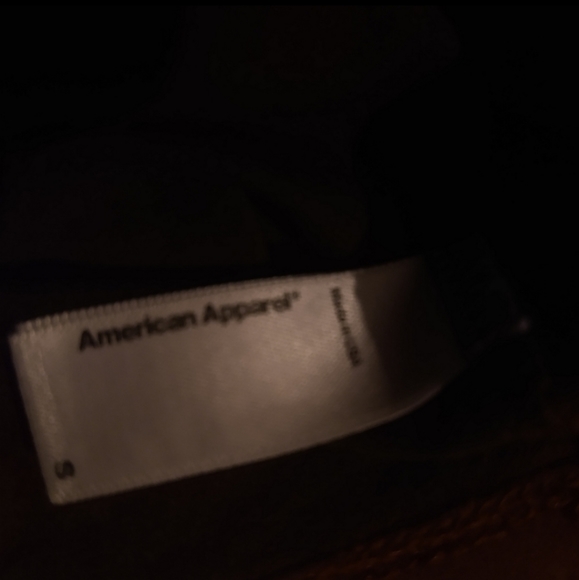 American apparel wine color sleeveless cropped top - Picture 3 of 3